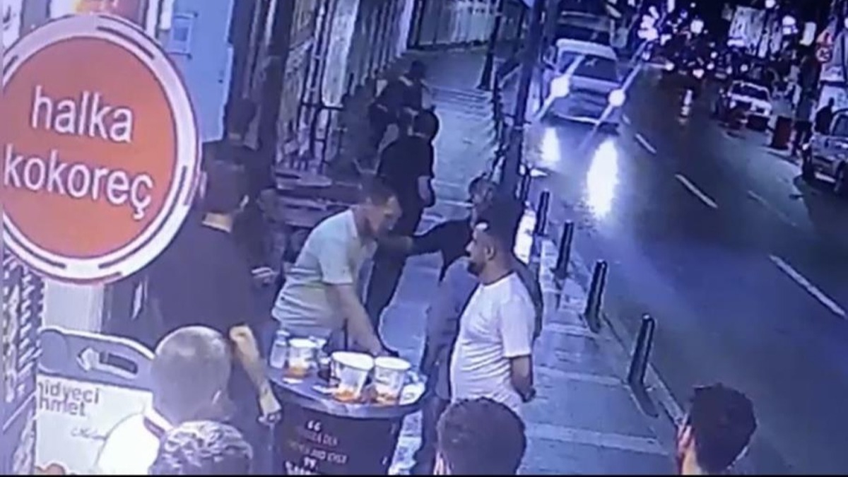 Beikta'ta akl almaz olay! Kovulunca mterilerin stne tiner att