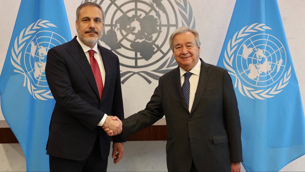 Bakan Hakan Fidan, Guterres ile görüştü