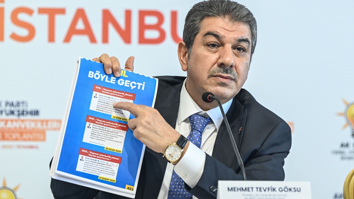 AK Parti'den 11 il iin yerel seim mesaj! Gksu: mamolu belediyeyi borlanamaz hale getirerek BB'yi iflas ettirmitir