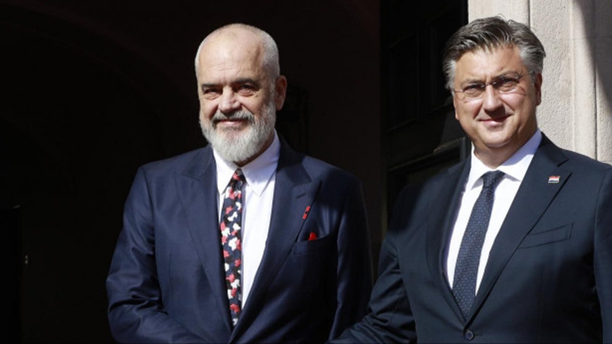 Edi Rama ve Andrej Plenkovic'ten ortak ar: Kosova'nn toprak btnlnn korunmal