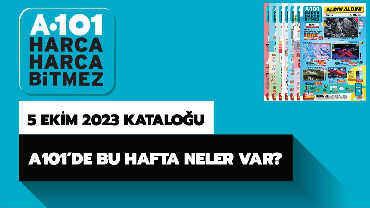 A101'de bu hafta neler var? A101 5 Ekim 2023 aktel rnler katalou