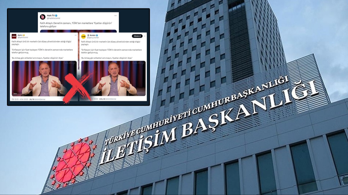 Fatih Altayl'nn marketlerde ''TK ayarl indirim'' iddiasna yalanlama