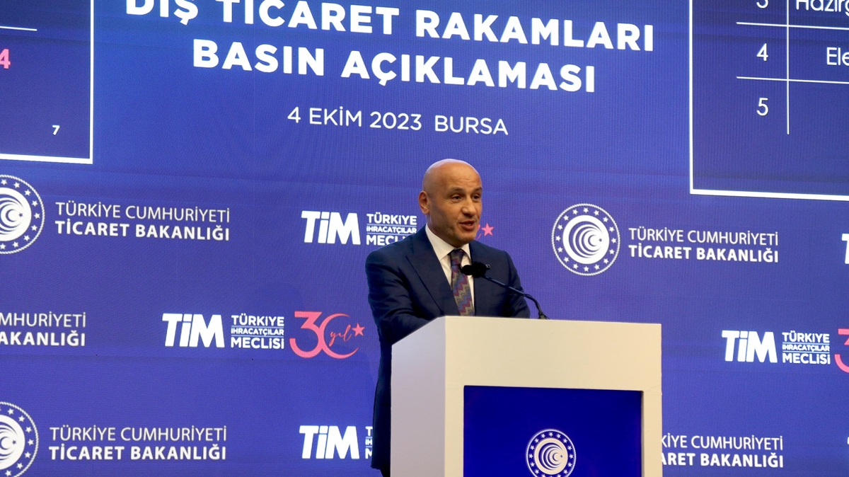 TM Bakan Gltepe eyll ihracat rakamlarn deerlendirdi