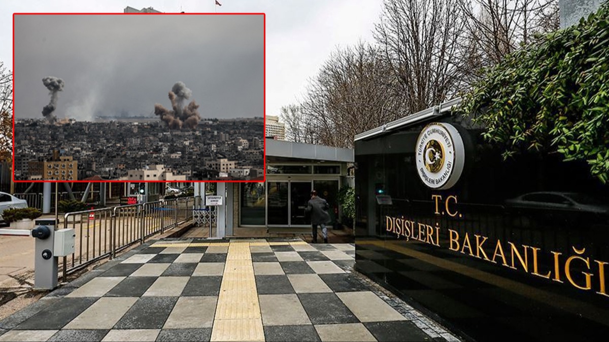 Gazze srail bombardman altnda... Dileri Bakanl: Sivil can kayplarn iddetle knyoruz