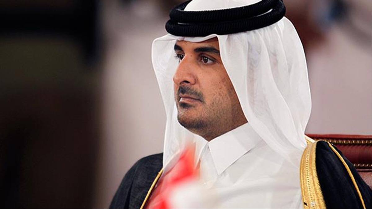 Katar Emiri eyh Temim, Mahmud Abbas'la grt