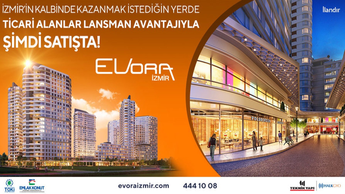 Evora zmir'de ticaretin kaplar alyor