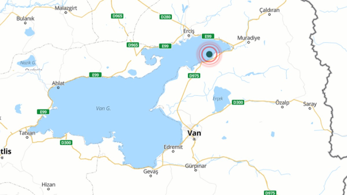 Van'da 4.7 byklnde deprem