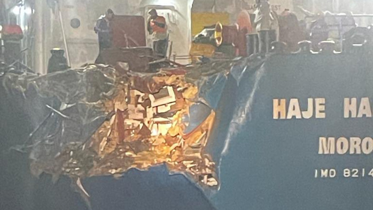 Marmara Adas aklarnda Ukrayna ve Rusya'ya ait iki gemi arpt
