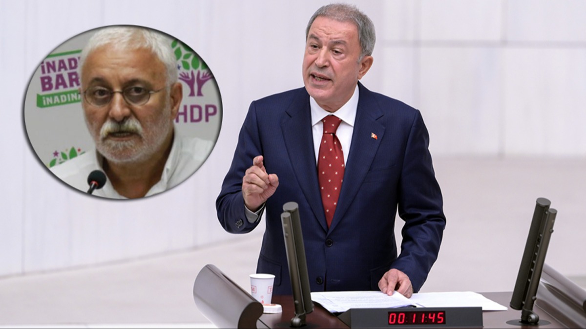 Hulusi Akar'dan YSP'li Olu'a sert tepki:  Buray pazar yerine evirdiniz 