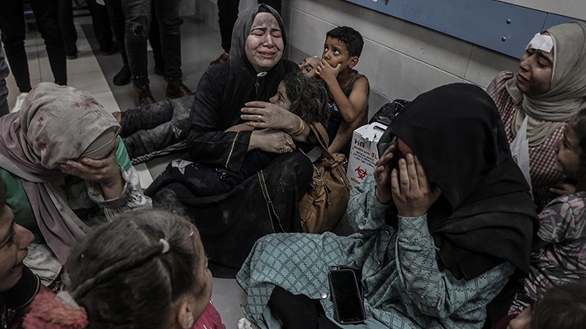 srail'in hastane katliamna tepki  gibi byyor! ''nsanlk d bir eylem''