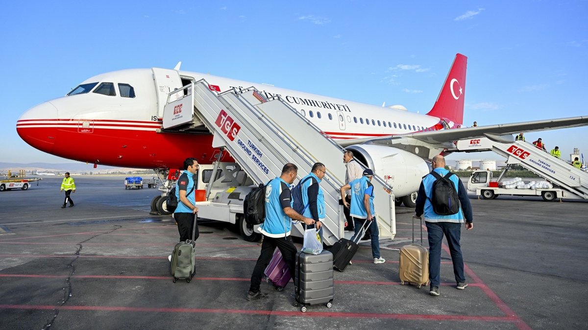 Trkiye Gazze iin harekete geti! Cumhurbakanl ua Ankara'dan yola kt