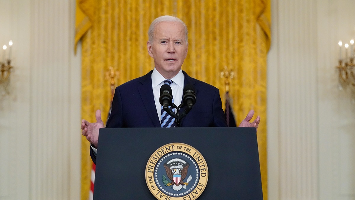 ABD'de acil durum! Biden konumasn yarda kesti