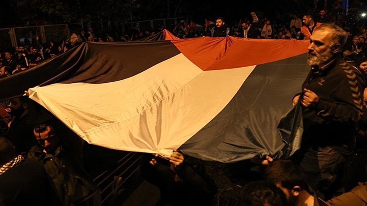 Nevehir'de ''Aksa iin omuz omuza'' yry 