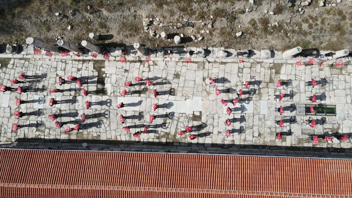 Gladyatrler kentinde ''100. Yl'' ve ''Trkiye'' koreografisi oluturuldu 