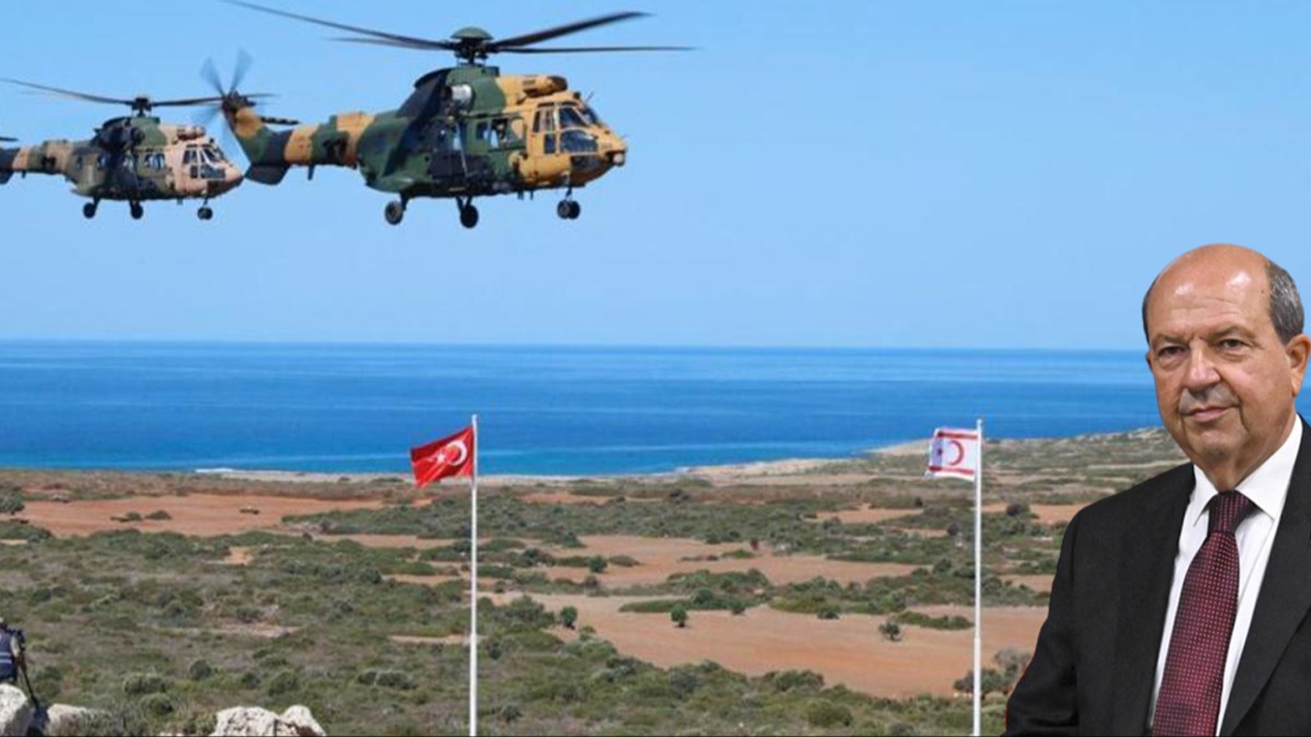 KKTC Cumhurbakan Ersin Tatar: Asla Trk askerinin Kbrs'tan ayrlmasna msaade etmeyeceiz