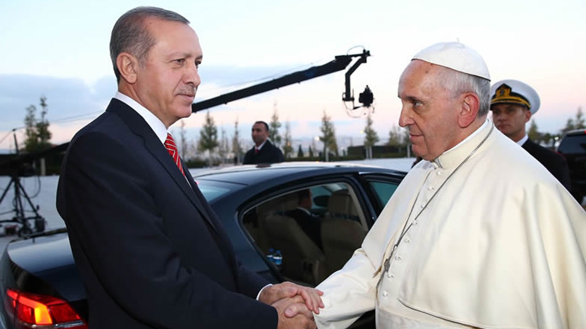 Bakan Erdoan, Papa ile grt: srail 3 semavi dinin kutsal mekanlarna saldryor
