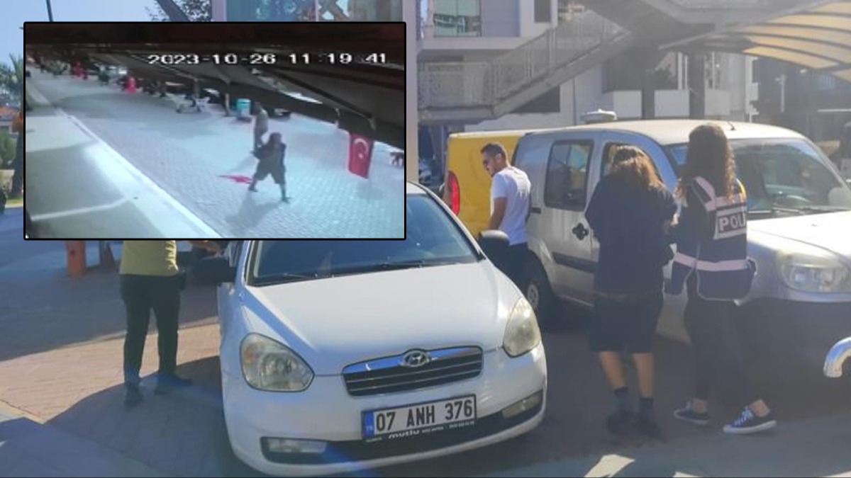 Antalya'da Trk bayran koparp yere atmt: Ruh ve sinir hastalklar hastanesine sevk edildi