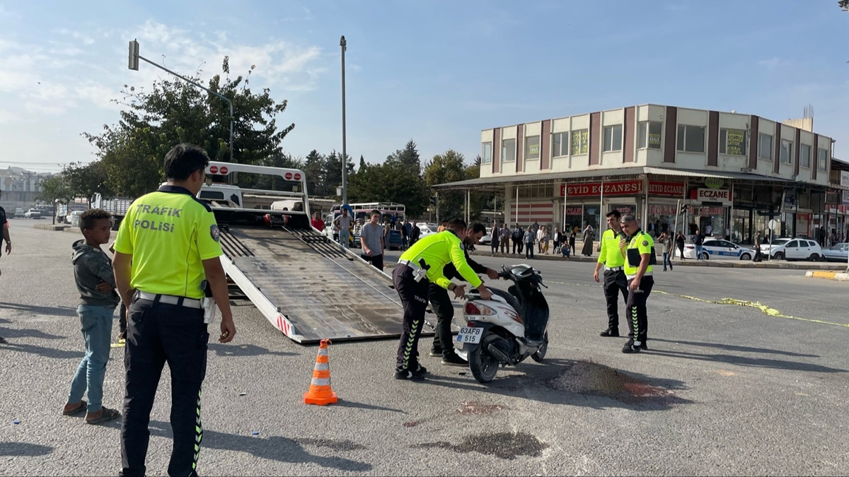 anlurfa'da motosiklet kazas: 1 l