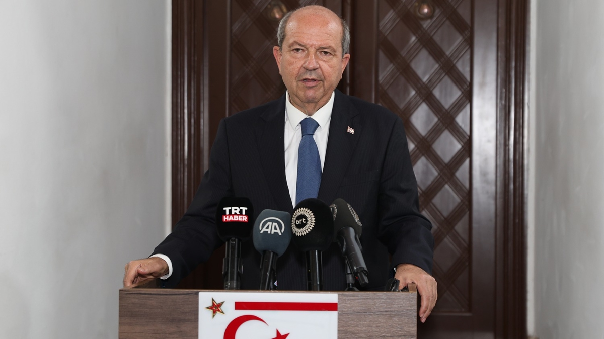 KKTC Cumhurbakan Tatar'dan BM'ye tepki: Kabul edilemeyecek bir aamaya geldi
