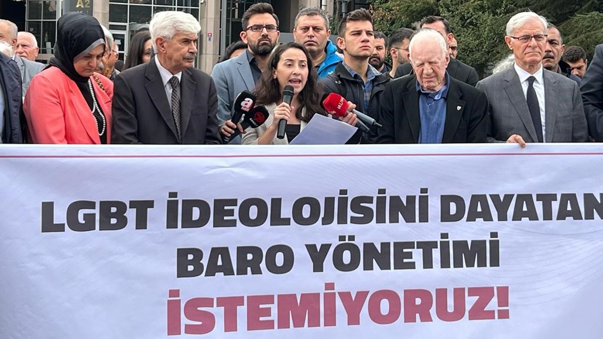 LGBT kart avukat barodan attlar! Sert tepki: ounluu bastrmaya alyorlar
