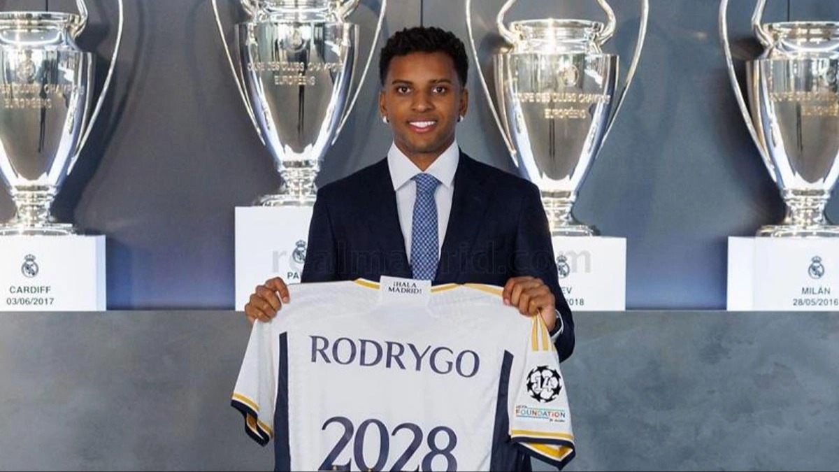 Rodrygo yeni szlemeyi imzalad