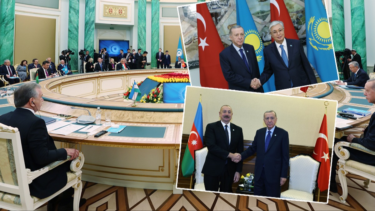 Cumhurbakan Erdoan'dan Astana'da diplomasi trafii