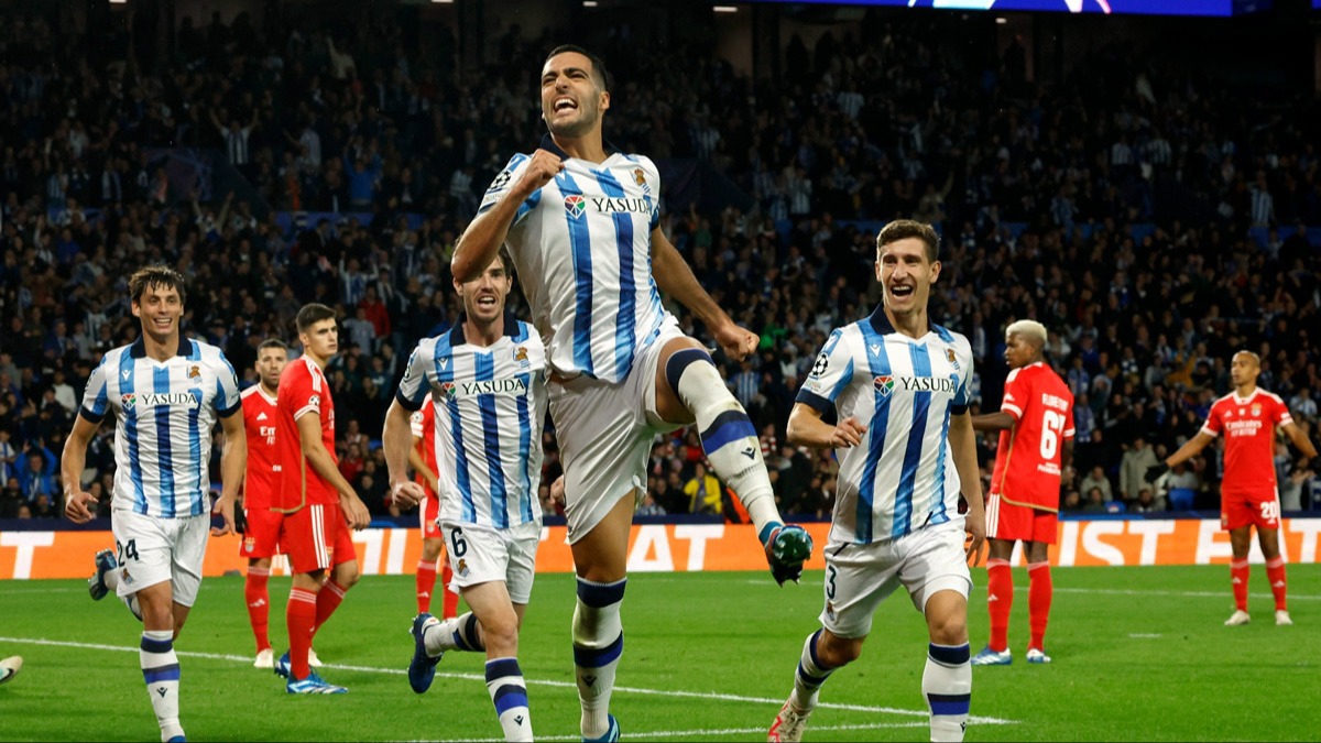 Real Sociedad, Benfica engelini rahat geçti
