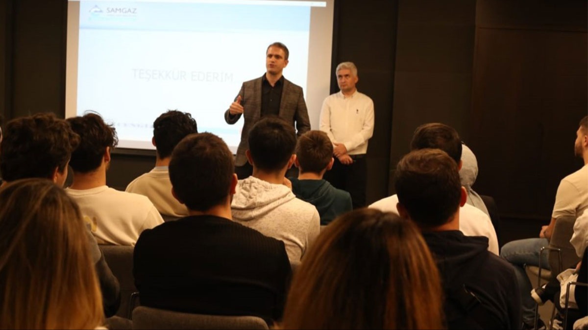 Ondokuz Mays niversitesi rencileri Samgaz' ziyaret etti 