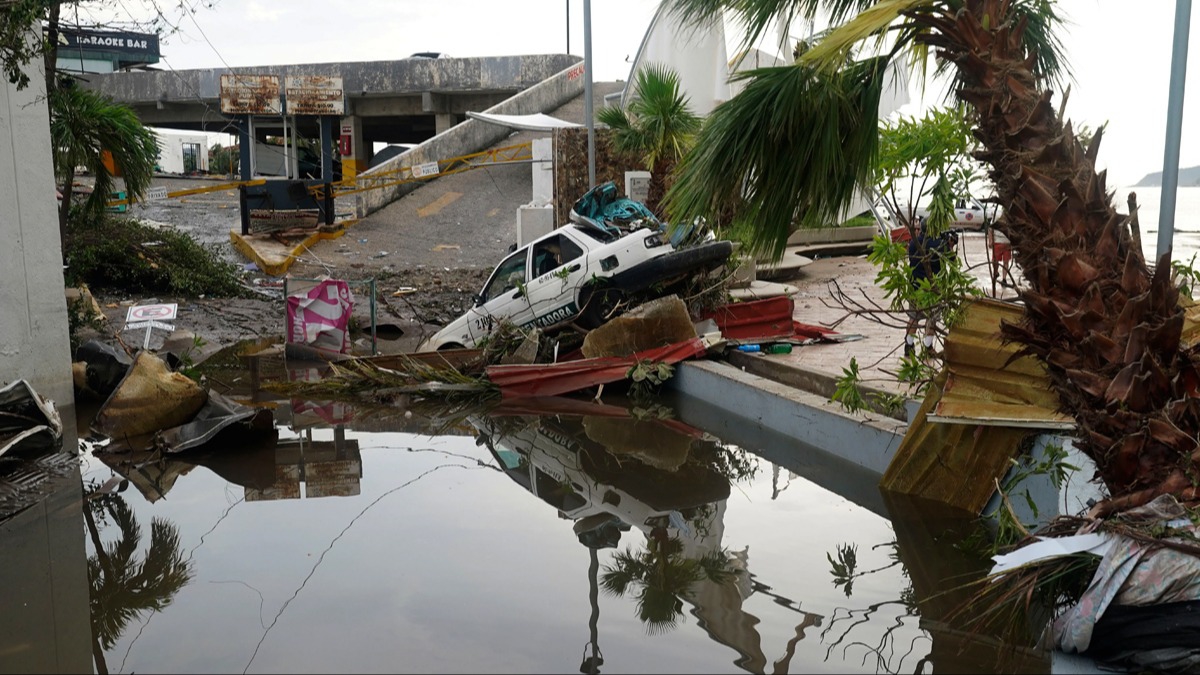 Meksika'nn Acapulco kentinde p ynlar olutu