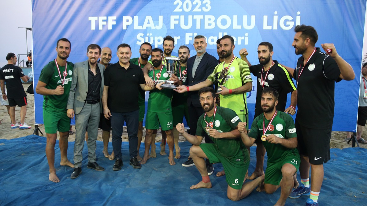 Plaj futbolunda ampiyon Ercispor!