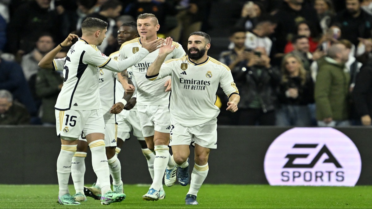 Real Madrid evinde rahat kazand
