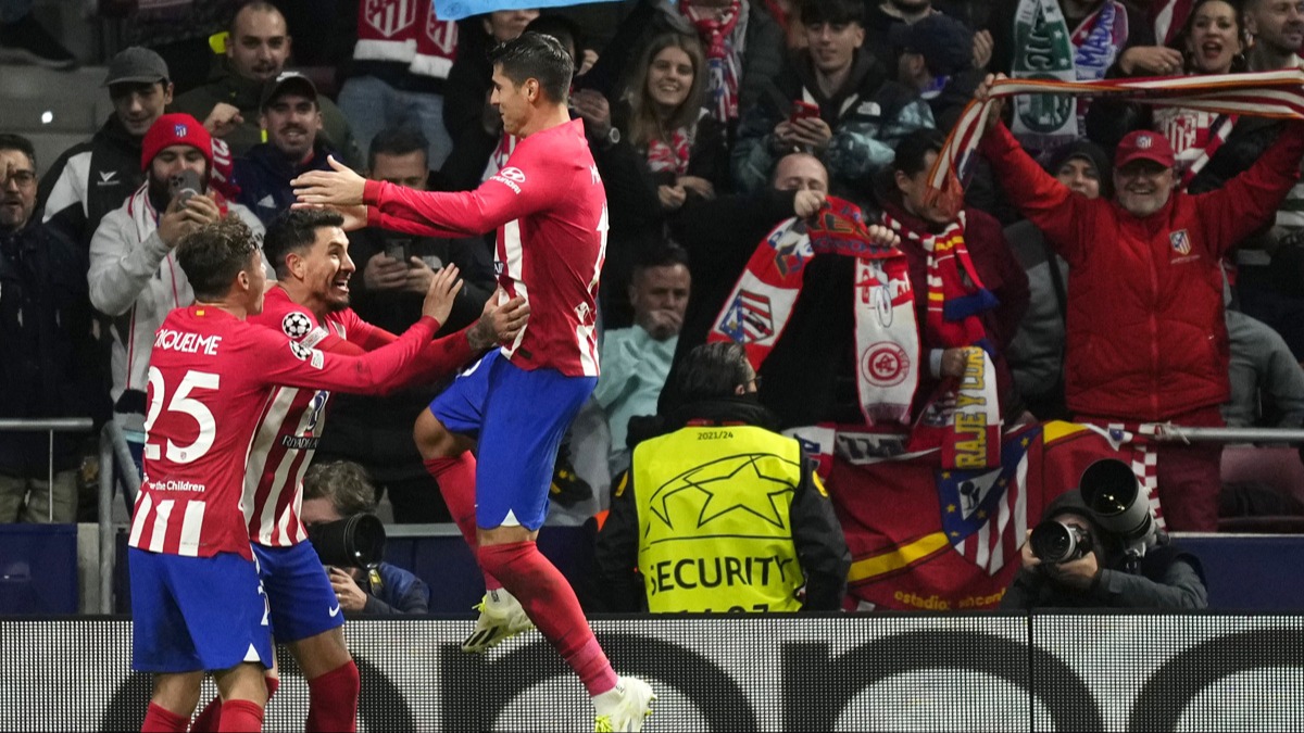 Atletico Madrid geriden geldi, kazand!