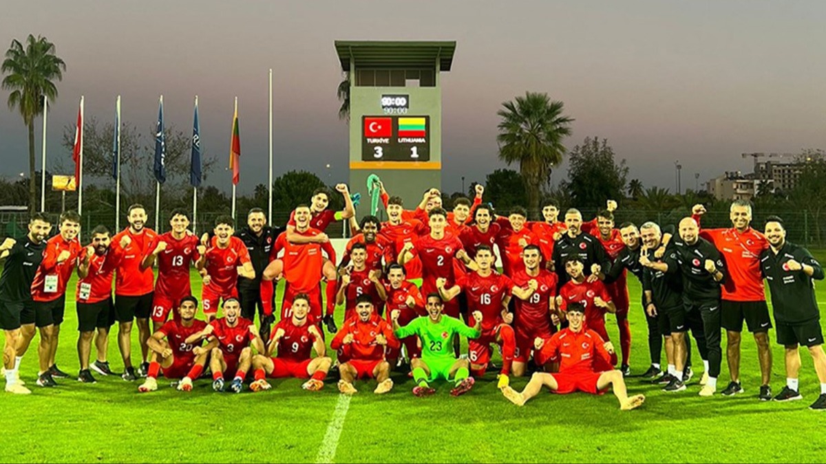 U19 Milli Takm'mz ilk manda galip geldi