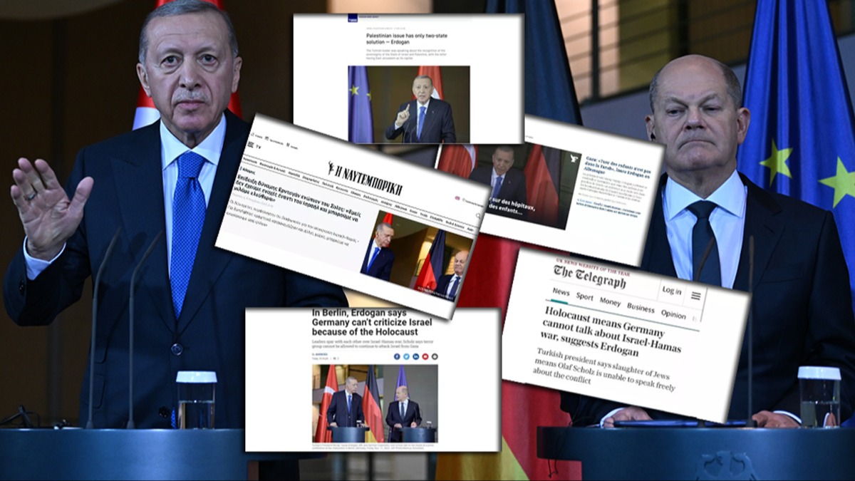 Başkan Erdoğan'dan Almanya'da tarihi ayar! Dünya basını böyle duyurdu