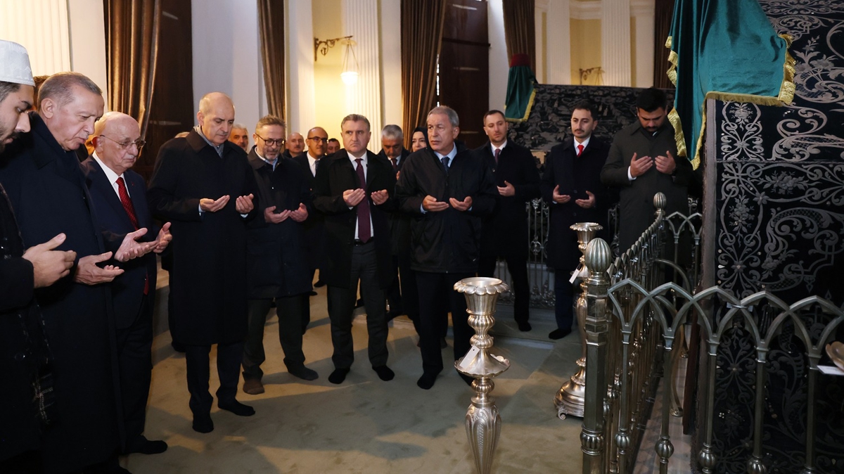 Cumhurbakan Erdoan, Sultan 2. Abdlhamid Han trbesini ziyaret etti
