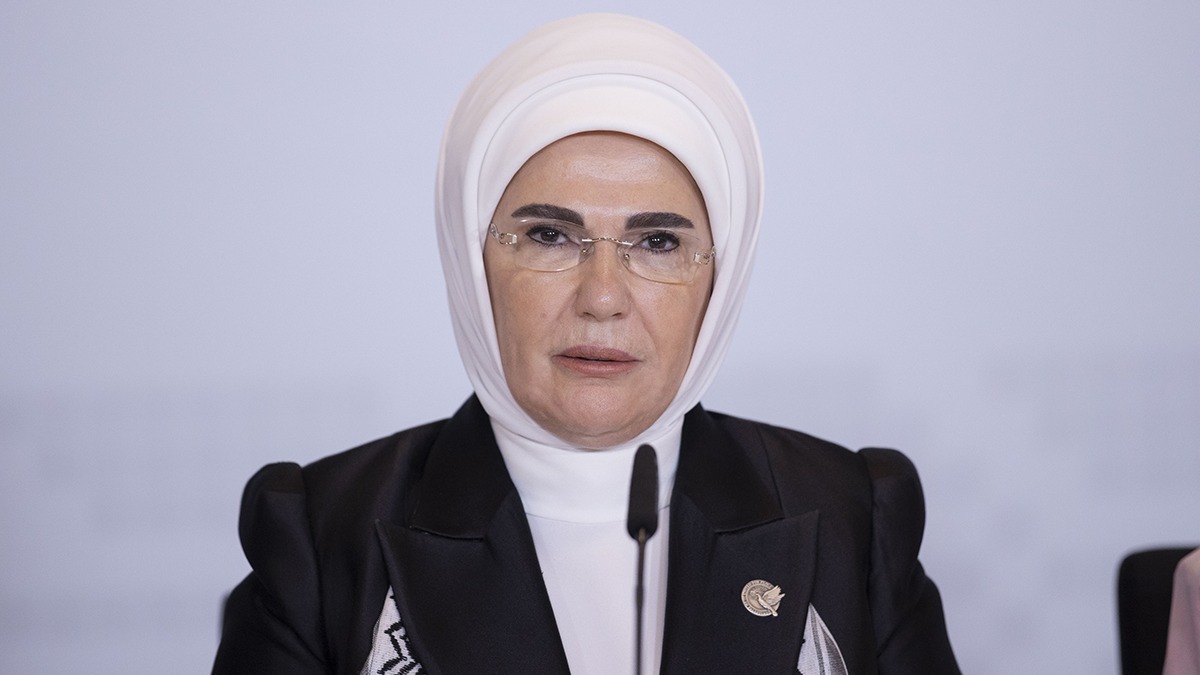 Emine Erdoan dnyaya seslendi: Yorulmayacaz, durmayacaz... nk bizim bir Filistin hayalimiz var