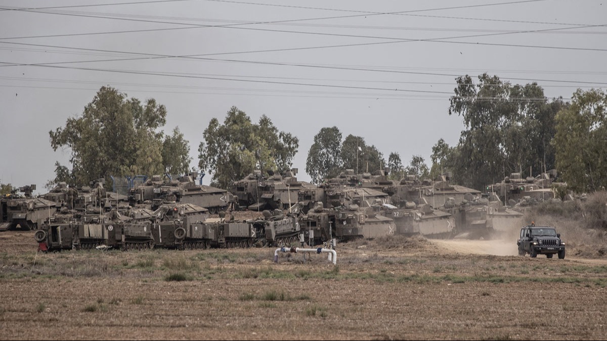 srail ordusunun Gazze'nin gneyine doru ilerleyii zor
