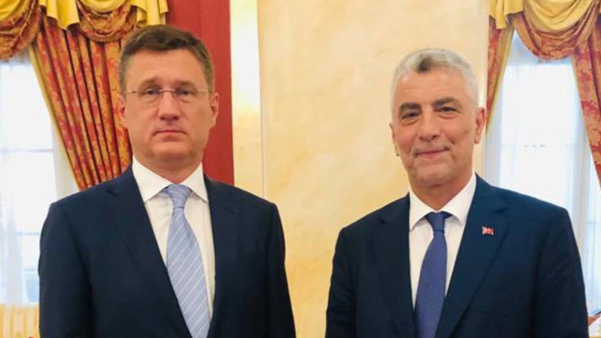 Bakan Bolat, Rusya Babakan Yardmcs Novak ile grt