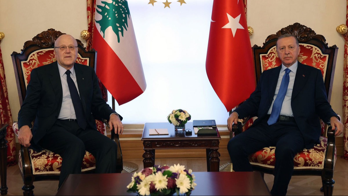 Cumhurbakan Erdoan, Lbnan Babakan Mikati'yi kabul etti