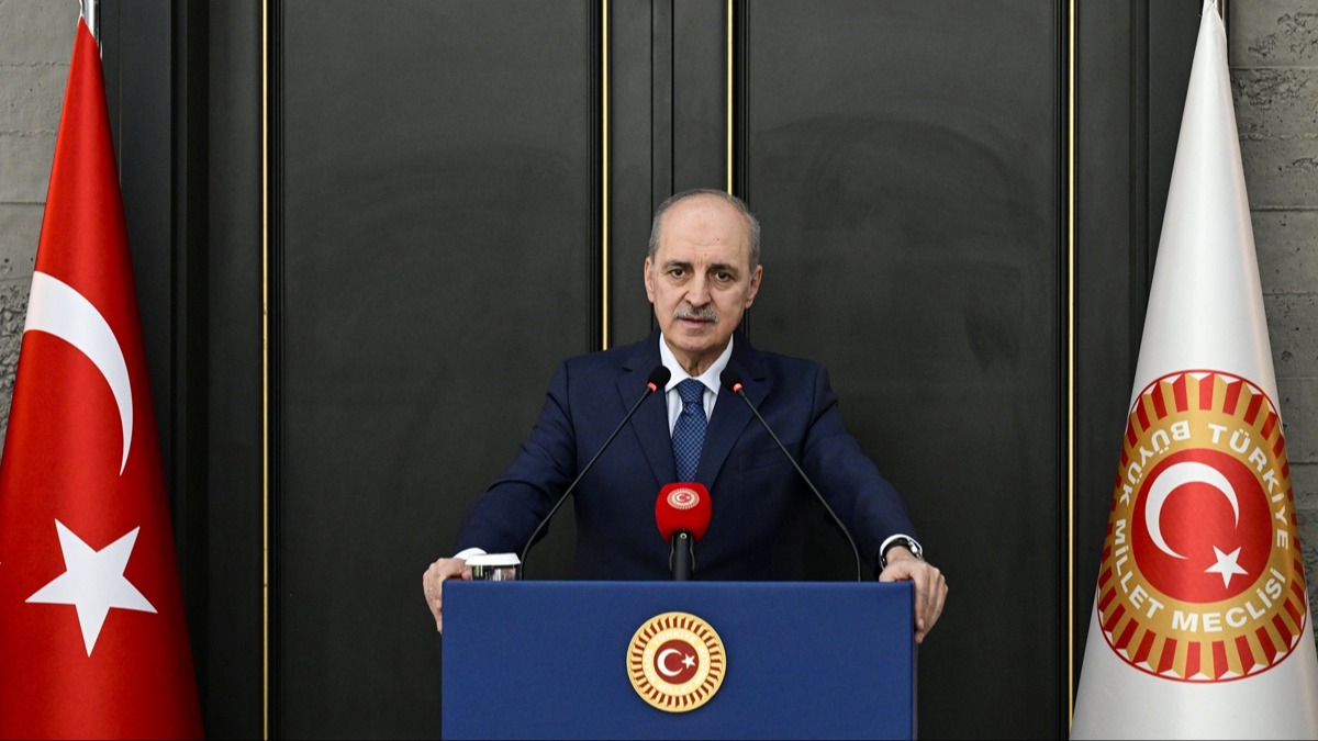 TBMM Bakan Kurtulmu'tan kalc atekes ars: Filistin davasnda zme varlmaldr