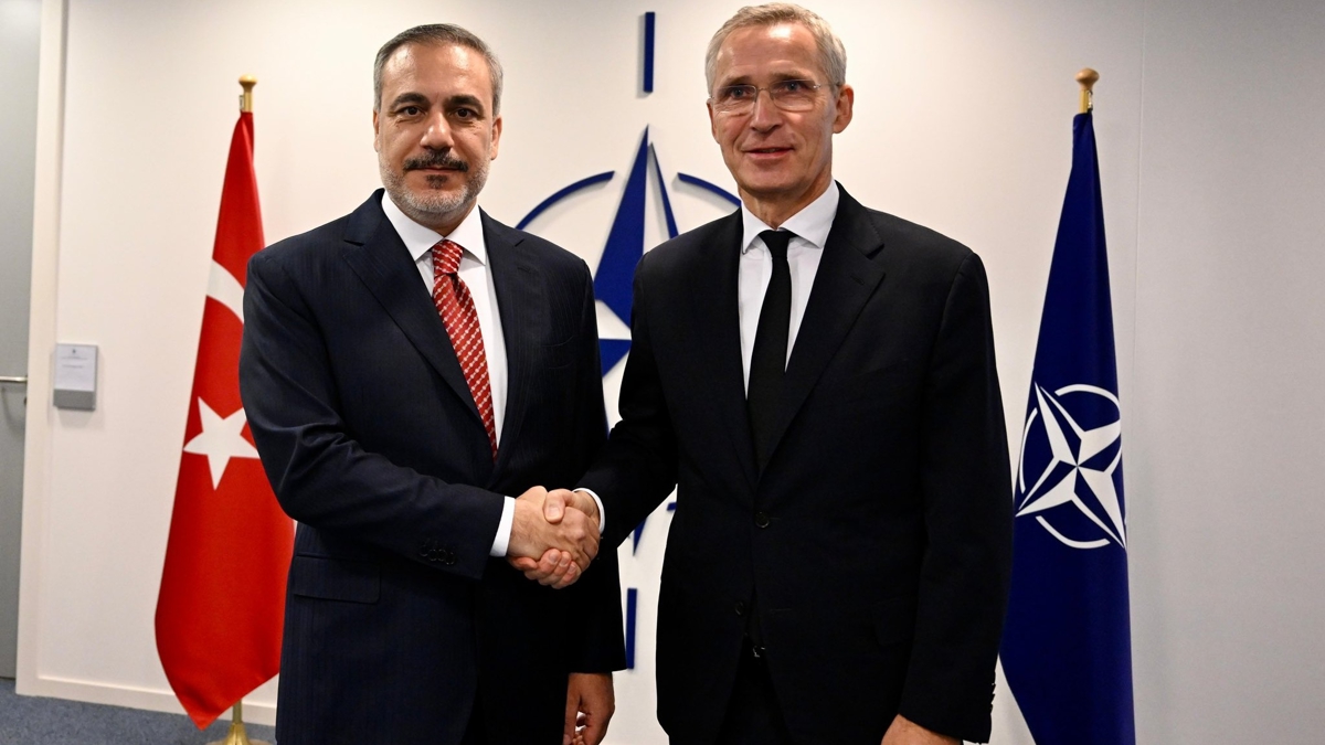Bakan Fidan, NATO Genel Sekreteri Stoltenberg ile grt
