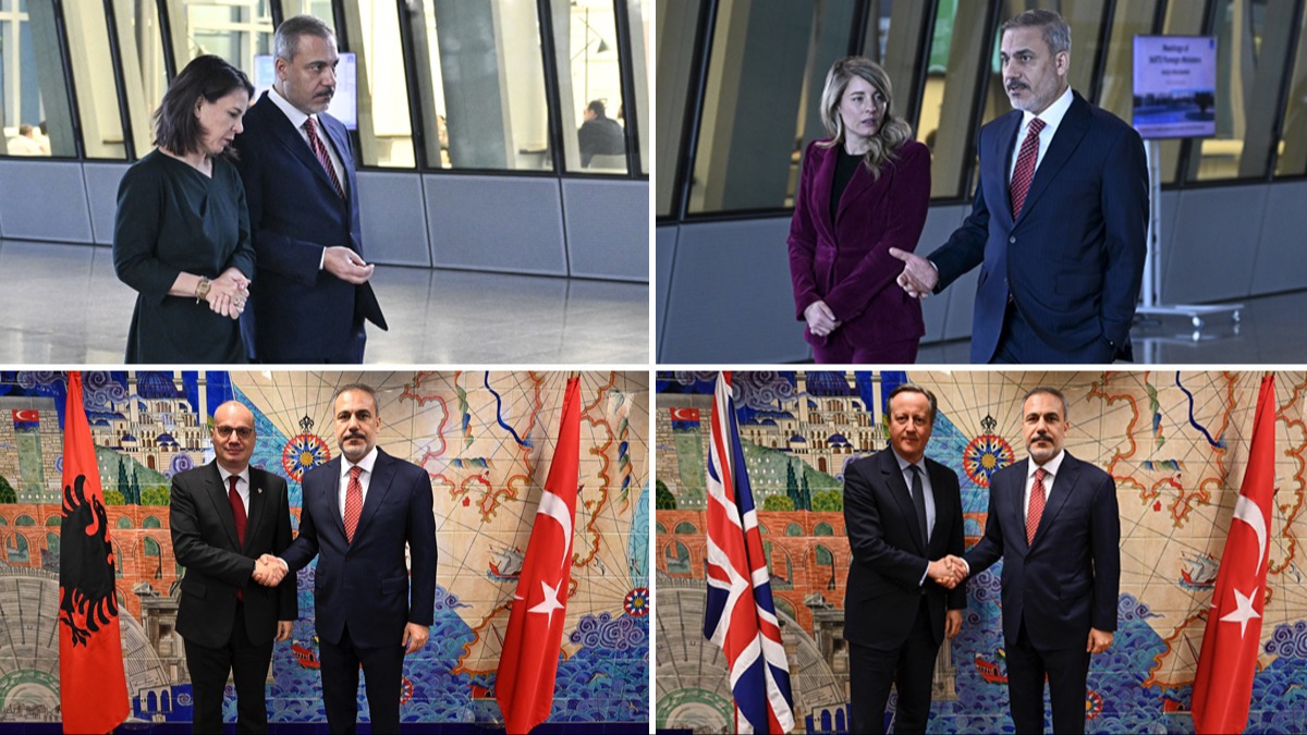ok sayda grme yapt... Bakan Fidan'dan Brksel'de youn diplomasi trafii