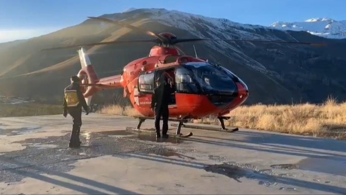 Helikopter ambulans 3 gnlk bebek iin havaland