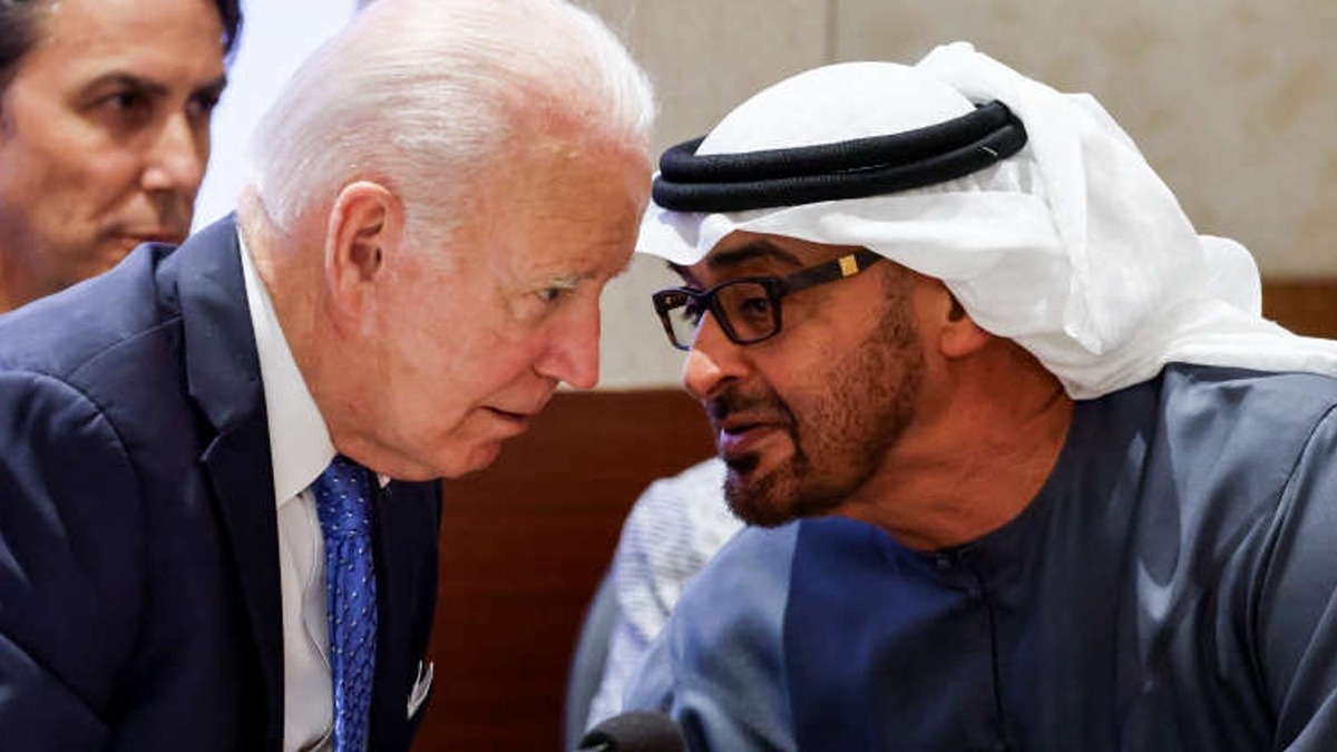 Al Nahyan, Biden ile ikili ilikileri grt