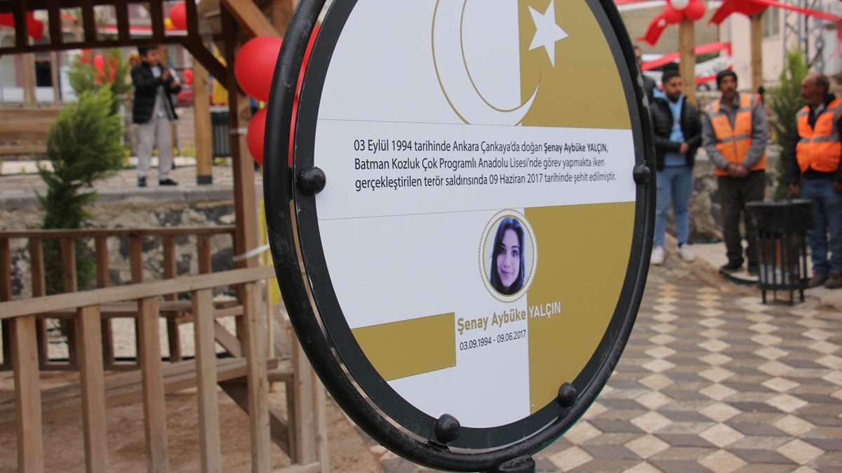 Şehit Aybüke Yalçın'ın ismi Kilis'teki bir parkta yaşatılacak 