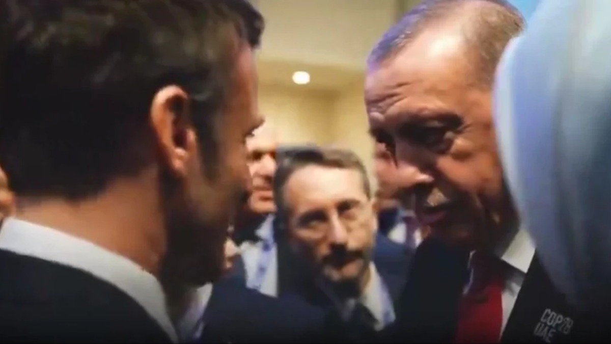 Cumhurbaşkanı Erdoğan Dubai'de Macron ile görüştü: Moralin yerinde mi?