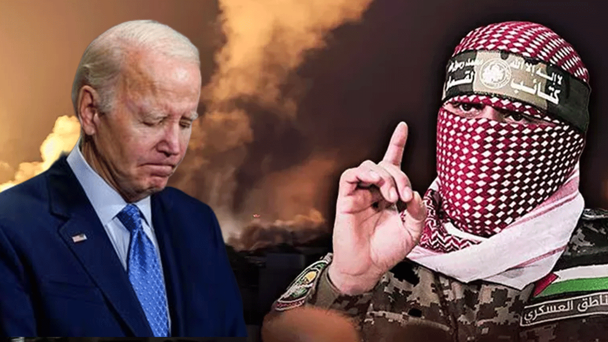 Hamas Biden'a tepki gösterdi! Ucuz Siyonist propaganda: Asıl tacizci İsrail