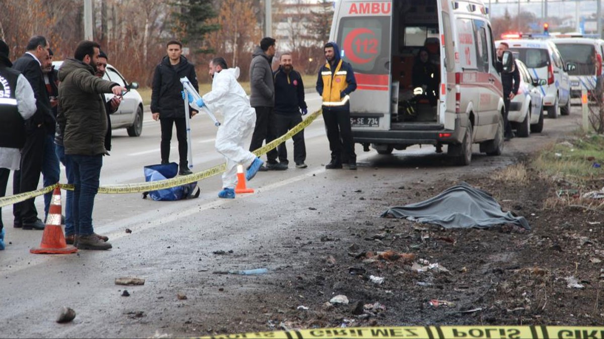 Erzurum'un Aziziye ilesinde yol kenarnda ceset bulundu