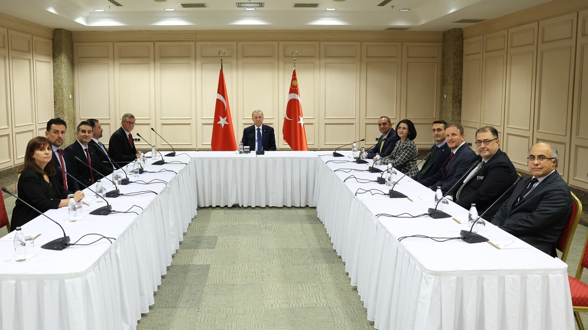 Bakan Erdoan, TOTBD yelerini kabul etti
