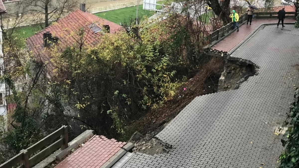 Zonguldak'ta heyelan! Kapatlmasna karar verildi